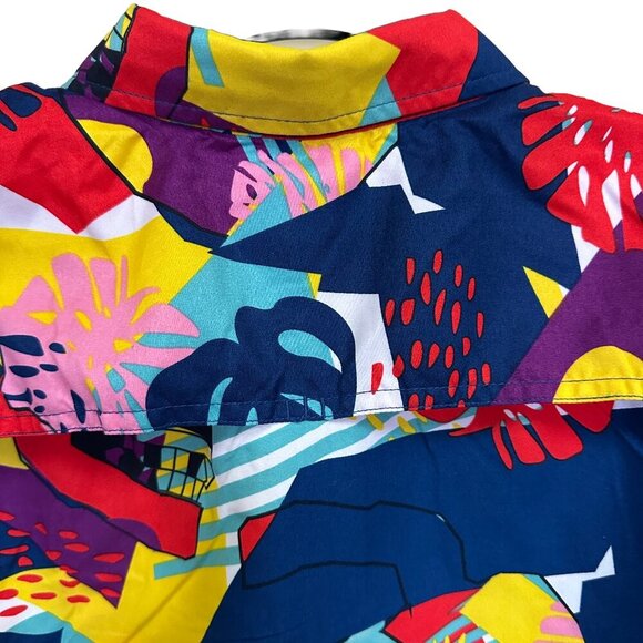 NWT Surf Society Tropical Skulls Lightweight Swim Shirt Men's Size L, Multicolor - Picture 3 of 8